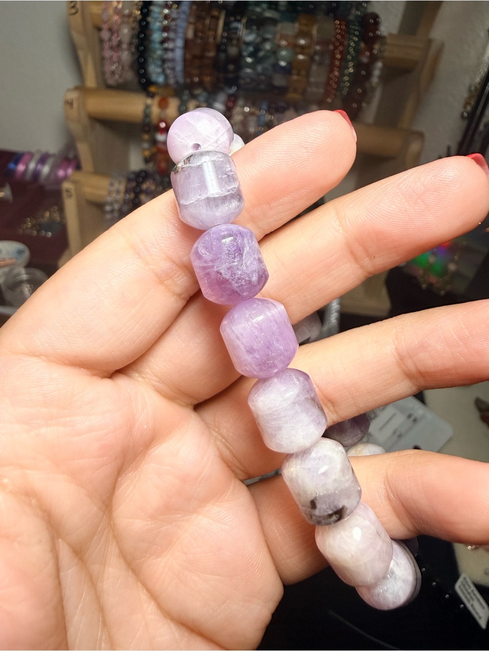 Kunzite Bracelet – Genuine Healing Crystal - Picture 3 of 4
